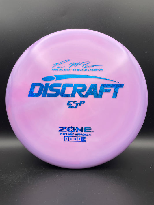 Discraft - Zone - Esp - Paul McBeth 6X World Champion Signature Collection