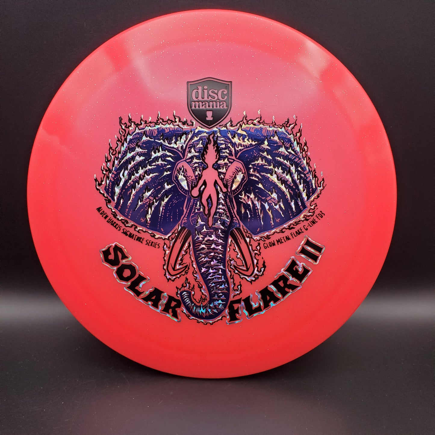 Discmania - FD3 - Glow Metal Flake C-Line - Alden Harris "Solar Flare 2" Signature Series