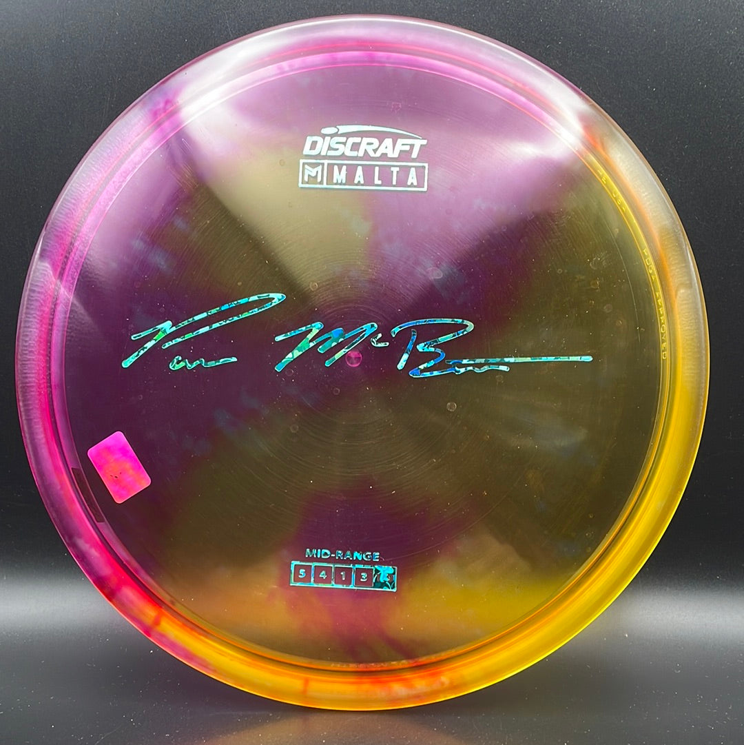 Discraft - Malta - Z-Line Fly Dye - Paul McBeth Signature Stamp