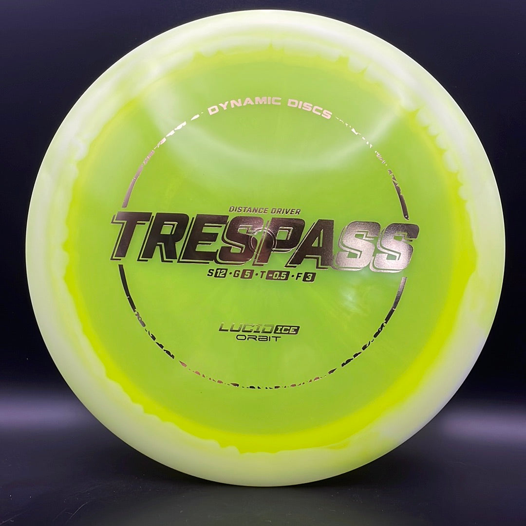 Dynamic Discs - Trespass - Lucid Ice Orbit