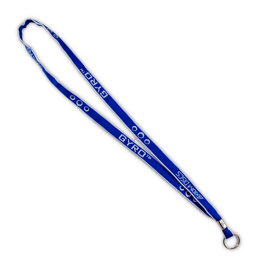 Axiom - GYRO™ logo lanyard - Blue