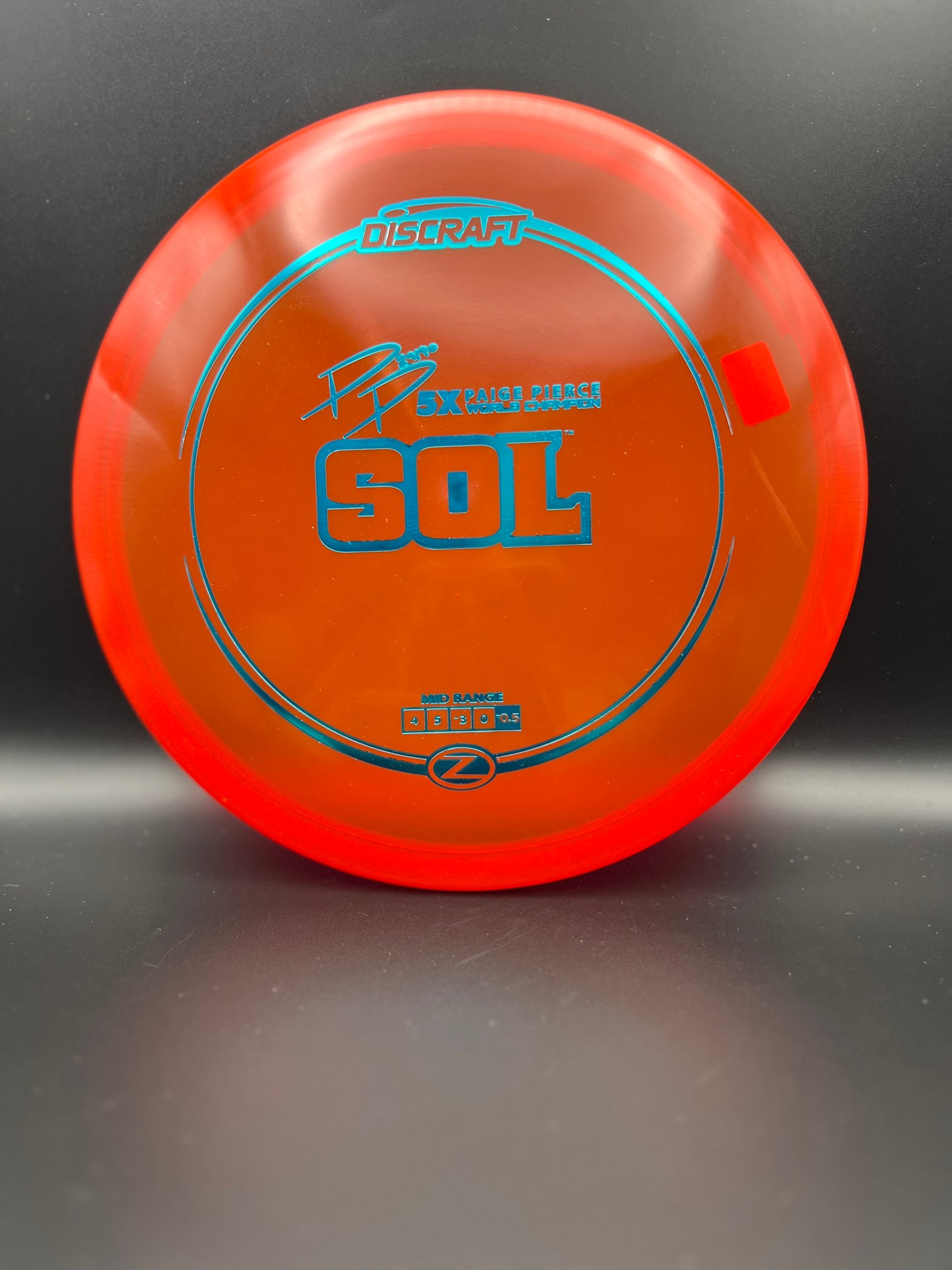 Discraft - Sol - Z-Line Paige Pierce Signature Series