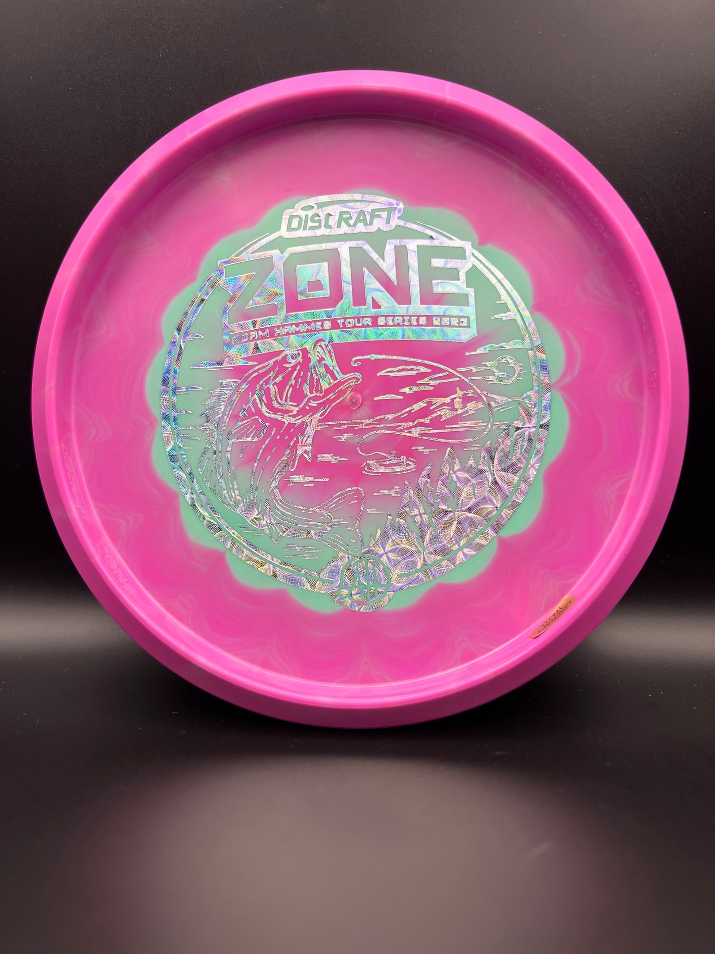 Discraft - Zone - ESP - 2023 Adam Hammes Tour Series - Bottom Stamp