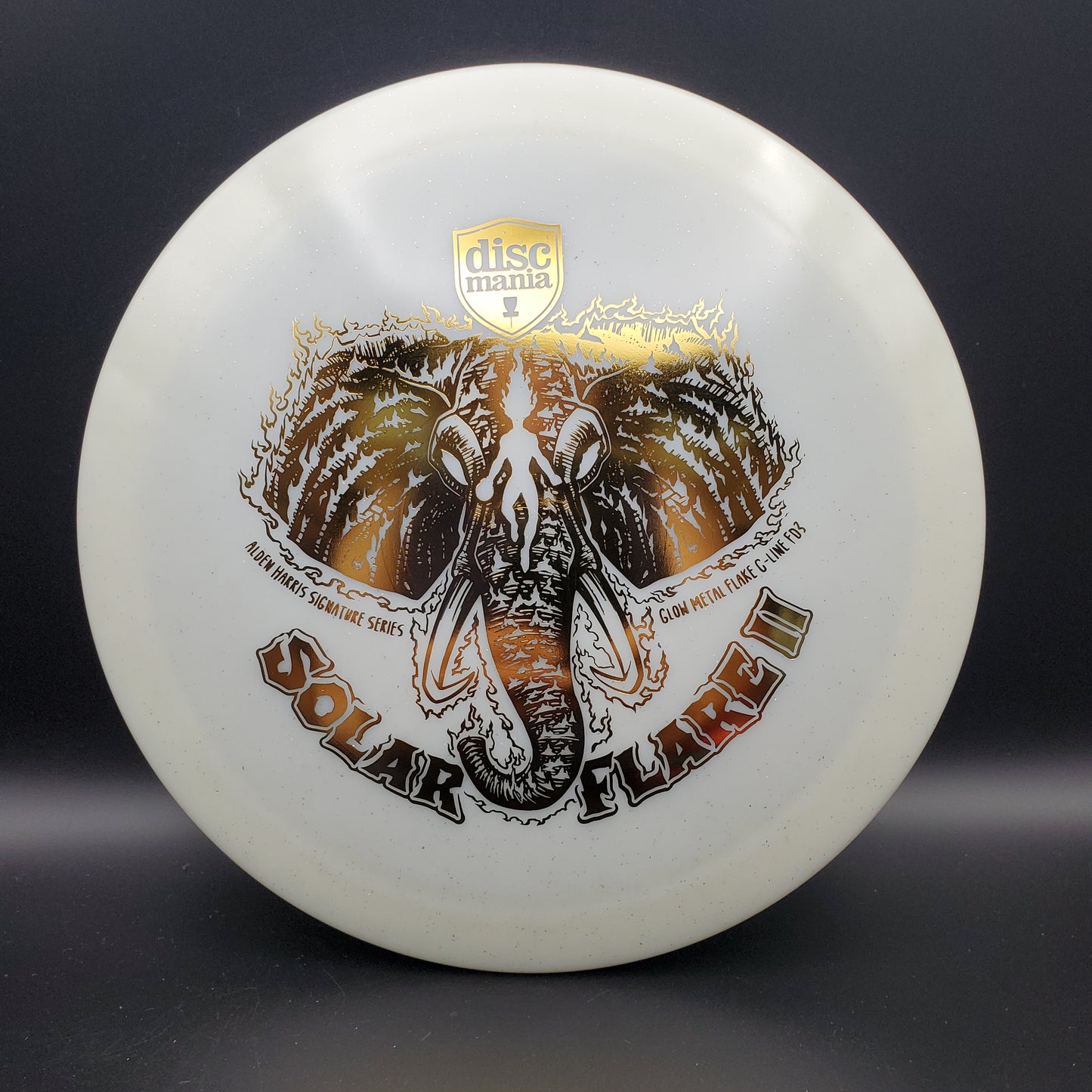 Discmania - FD3 - Glow Metal Flake C-Line - Alden Harris "Solar Flare 2" Signature Series