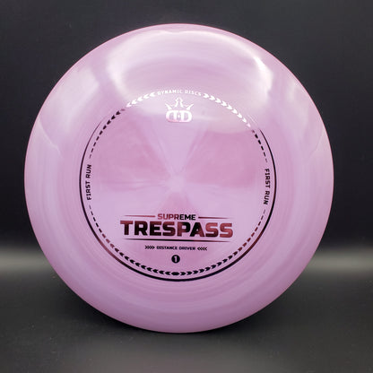 Dynamic Discs - Trespass - Supreme - First Run